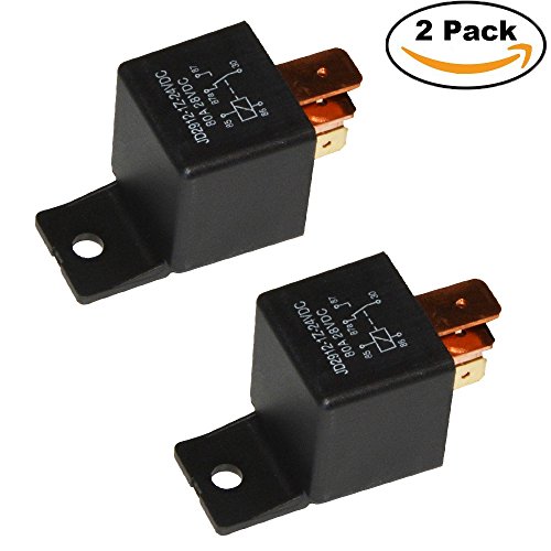 Ehdis® [2 Stück] 5-Pin JD2912-1Z-24VDC 80A 28VDC SPDT Relais