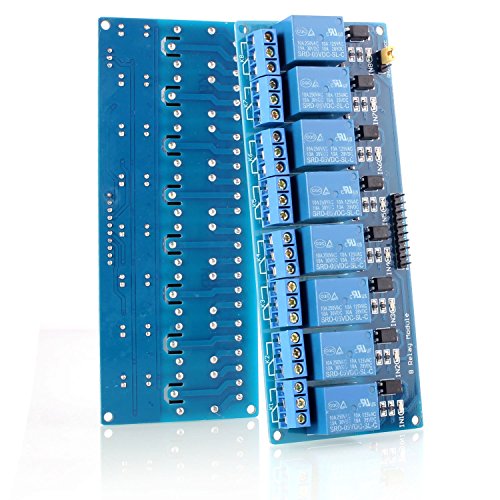 Neuftech 8-CH 5V 8-Kanäle Relais Modul-Brett für Arduino PIC DSP AVR ARM Relais Modul