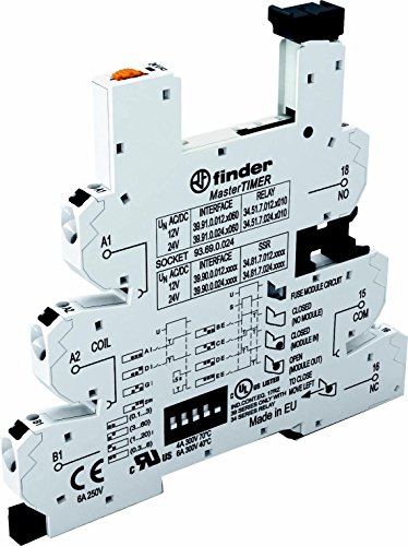 Finder Relaissockel mit Haltebügel, mit LED, mit EMV-Entstörbeschaltung 93.69.0.024